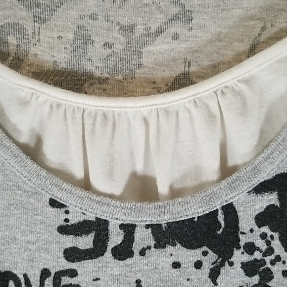 Energie Black and Gray Junior Top - Picture 4 of 5